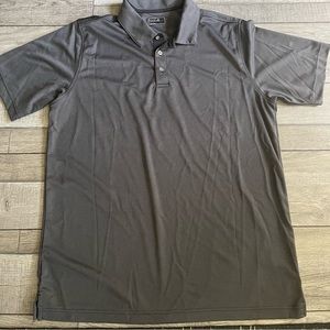 Bolle Polo Shirt Dark Grey Size XL Great for Golf 100% Polyester NWOT